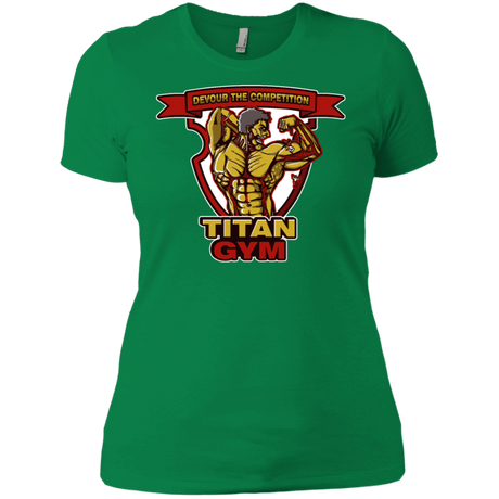 T-Shirts Kelly Green / X-Small Titan Gym Women's Premium T-Shirt