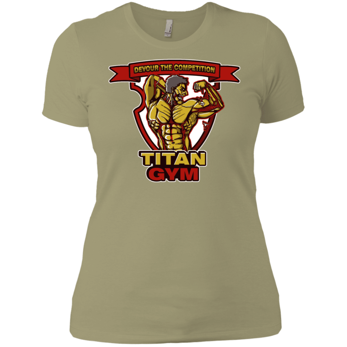 T-Shirts Light Olive / X-Small Titan Gym Women's Premium T-Shirt