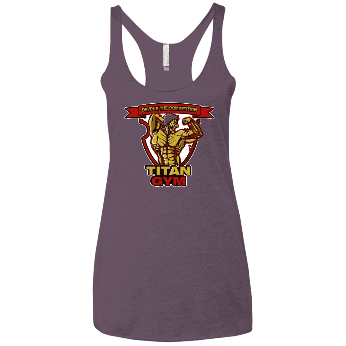 T-Shirts Vintage Purple / X-Small Titan Gym Women's Triblend Racerback Tank