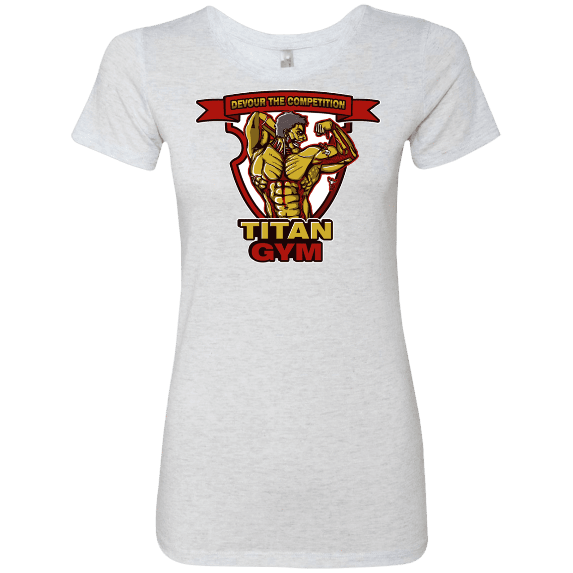 T-Shirts Heather White / S Titan Gym Women's Triblend T-Shirt