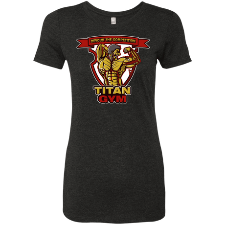 T-Shirts Vintage Black / S Titan Gym Women's Triblend T-Shirt