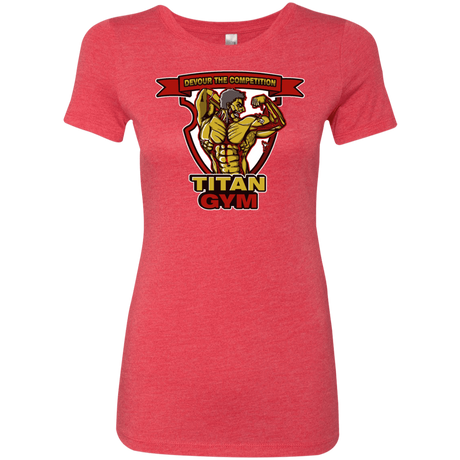 T-Shirts Vintage Red / S Titan Gym Women's Triblend T-Shirt