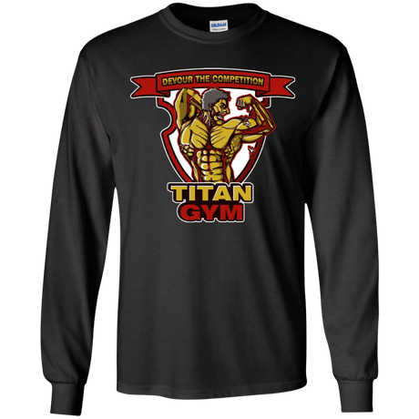 T-Shirts Black / YS Titan Gym Youth Long Sleeve T-Shirt