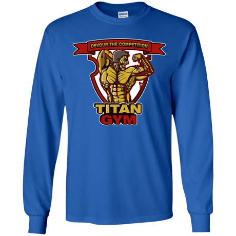 T-Shirts Royal / YS Titan Gym Youth Long Sleeve T-Shirt