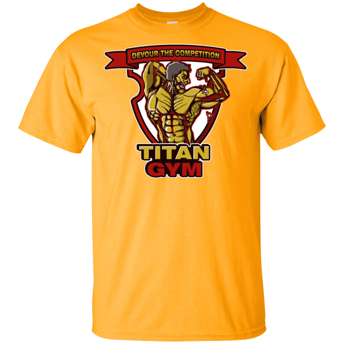 T-Shirts Gold / YXS Titan Gym Youth T-Shirt