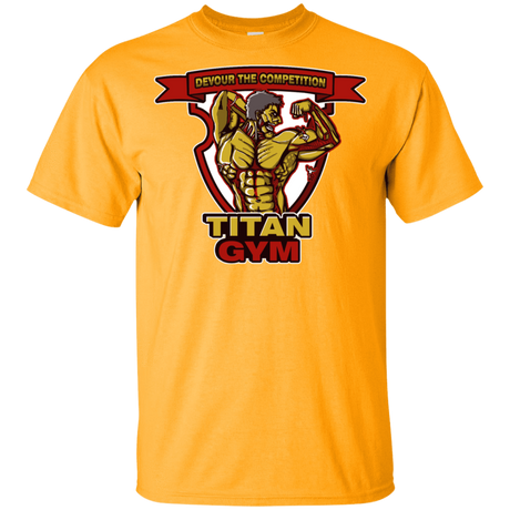 T-Shirts Gold / YXS Titan Gym Youth T-Shirt