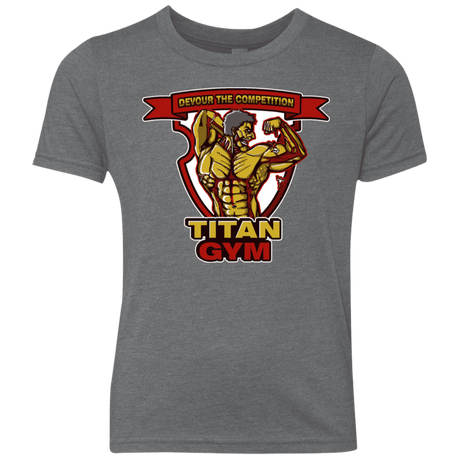 T-Shirts Premium Heather / YXS Titan Gym Youth Triblend T-Shirt