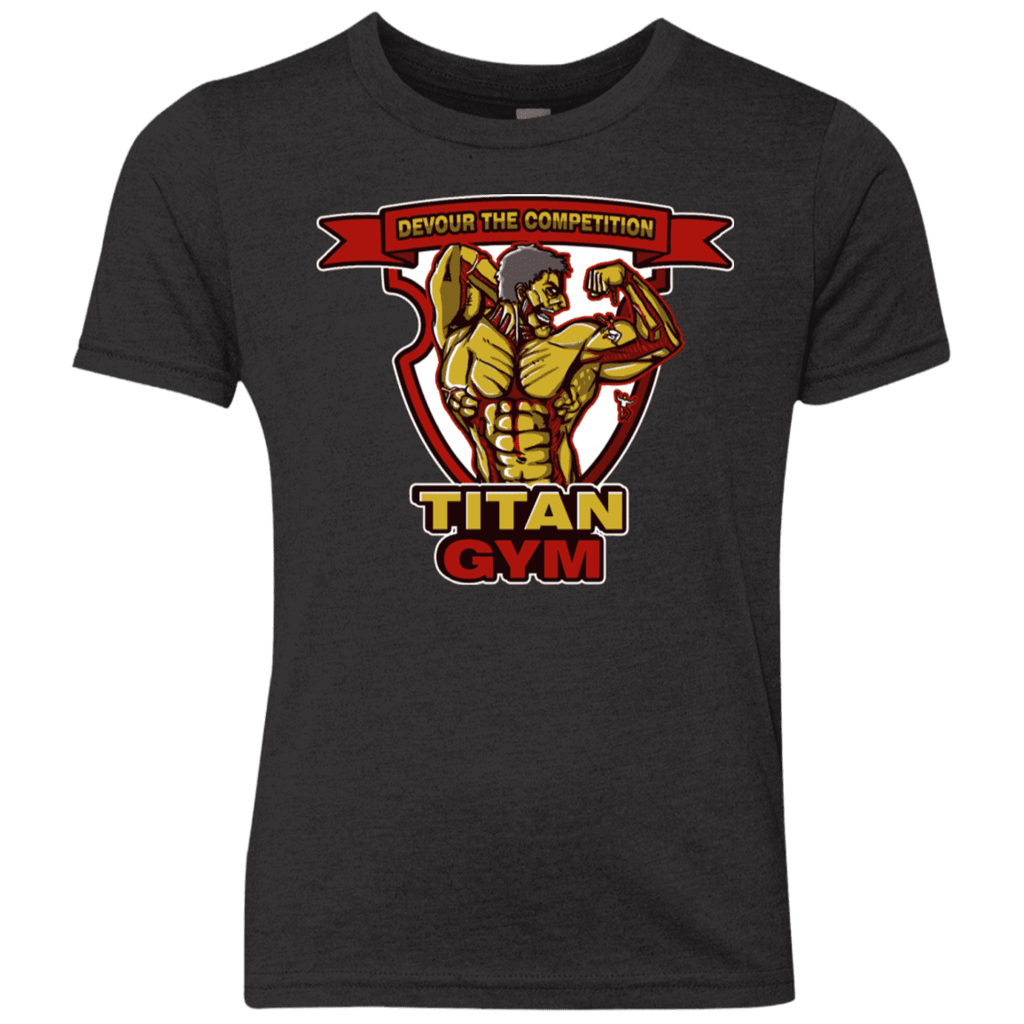 T-Shirts Vintage Black / YXS Titan Gym Youth Triblend T-Shirt