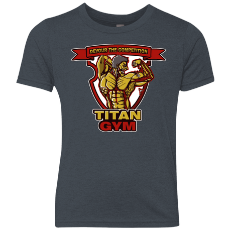 T-Shirts Vintage Navy / YXS Titan Gym Youth Triblend T-Shirt