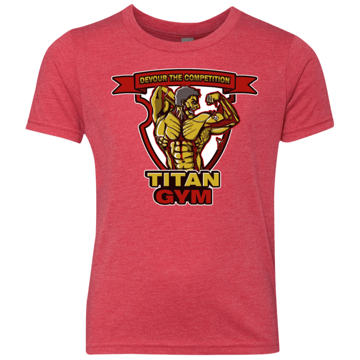 T-Shirts Vintage Red / YXS Titan Gym Youth Triblend T-Shirt