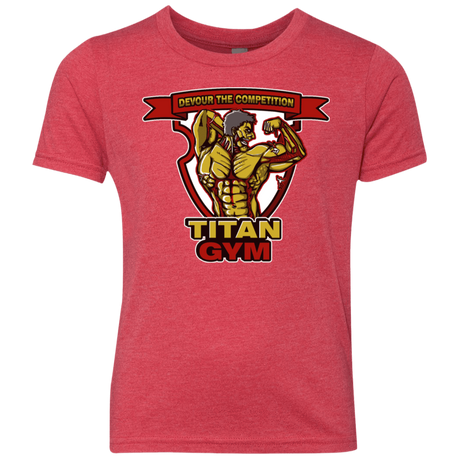 T-Shirts Vintage Red / YXS Titan Gym Youth Triblend T-Shirt