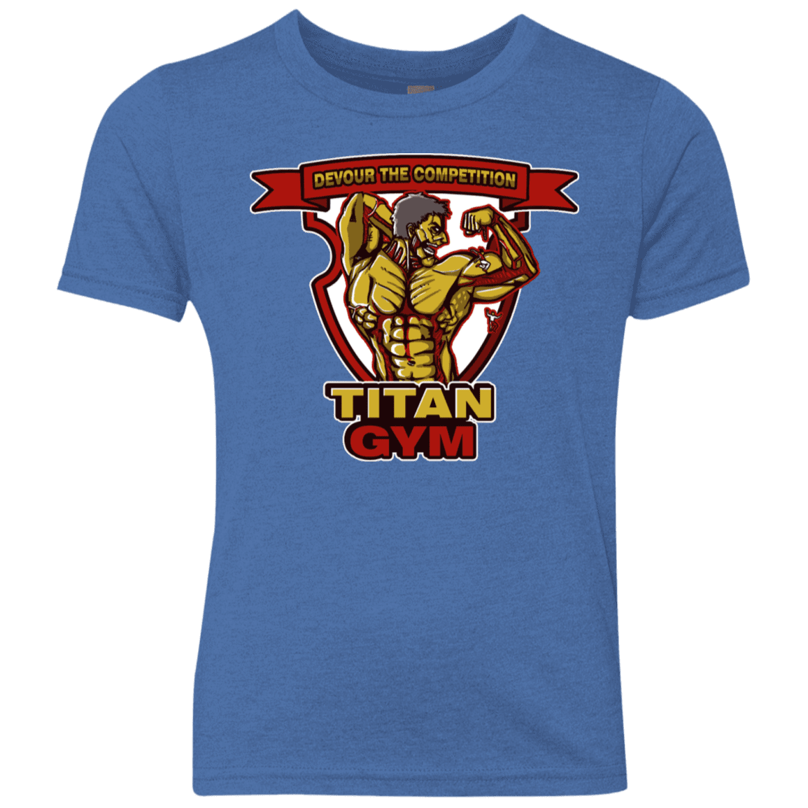 T-Shirts Vintage Royal / YXS Titan Gym Youth Triblend T-Shirt