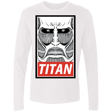 T-Shirts White / Small Titan Men's Premium Long Sleeve