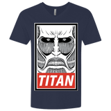 T-Shirts Midnight Navy / X-Small Titan Men's Premium V-Neck