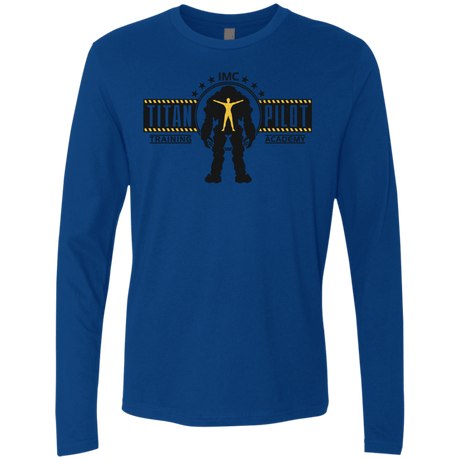 T-Shirts Royal / S Titan Pilot Men's Premium Long Sleeve