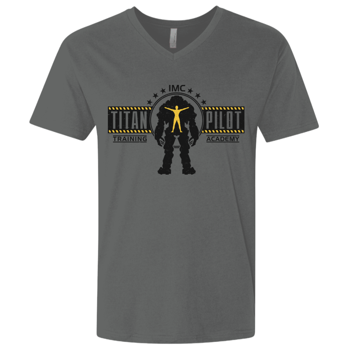 T-Shirts Heavy Metal / X-Small Titan Pilot Men's Premium V-Neck
