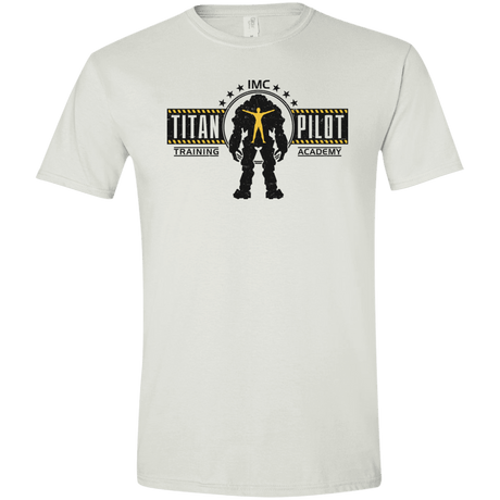 T-Shirts White / X-Small Titan Pilot Men's Semi-Fitted Softstyle