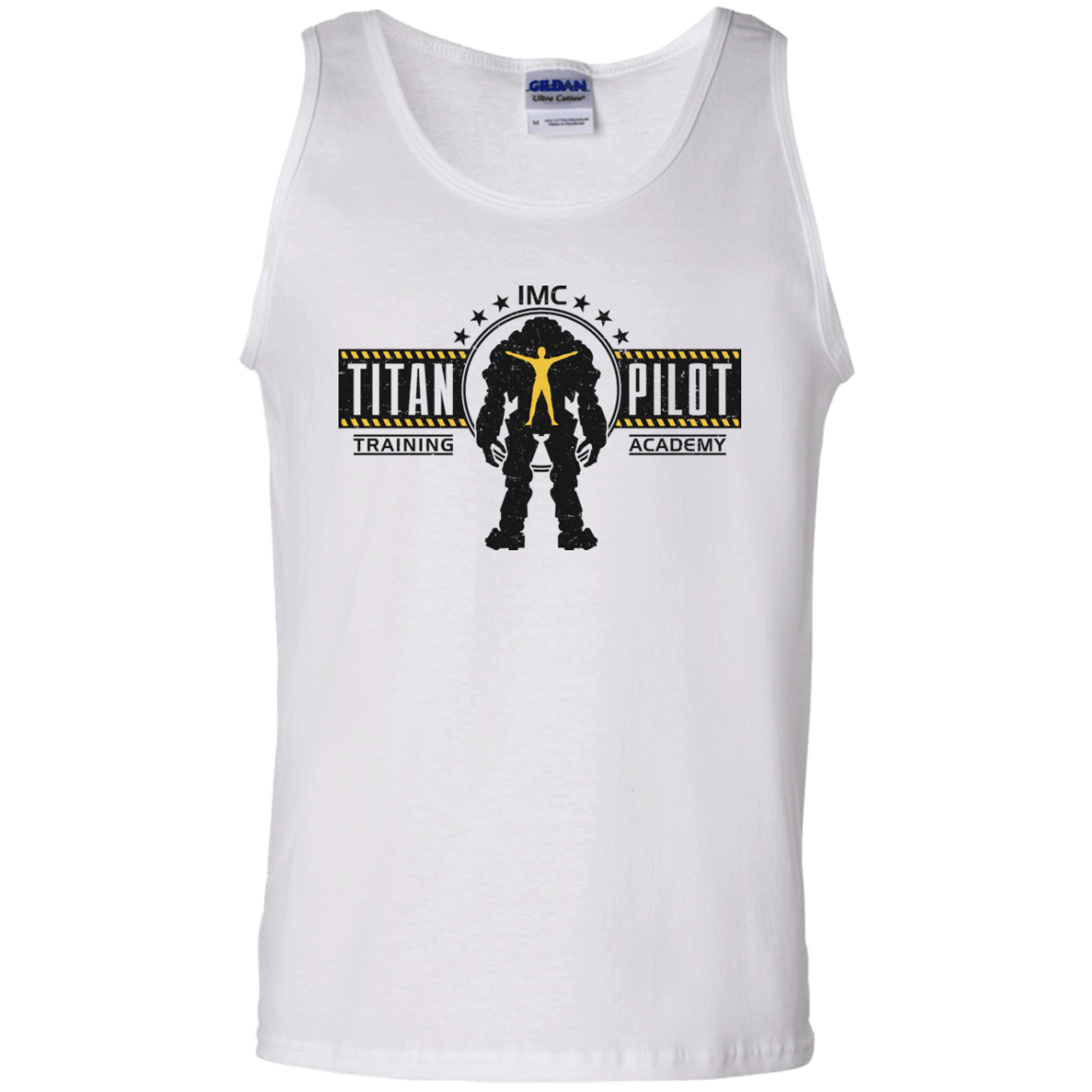 T-Shirts White / S Titan Pilot Men's Tank Top