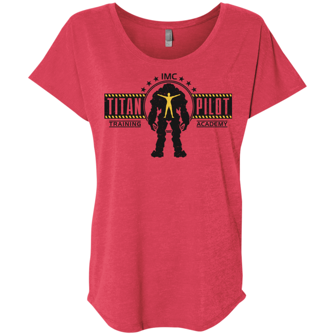 T-Shirts Vintage Red / X-Small Titan Pilot Triblend Dolman Sleeve