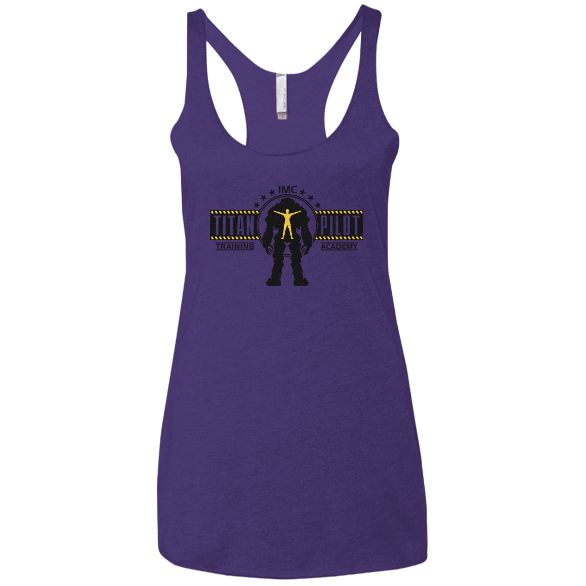 T-Shirts Purple Rush / X-Small Titan Pilot Women's Triblend Racerback Tank