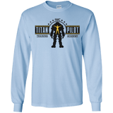 T-Shirts Light Blue / YS Titan Pilot Youth Long Sleeve T-Shirt