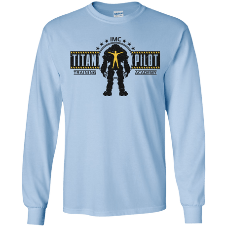 T-Shirts Light Blue / YS Titan Pilot Youth Long Sleeve T-Shirt