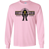 T-Shirts Light Pink / YS Titan Pilot Youth Long Sleeve T-Shirt