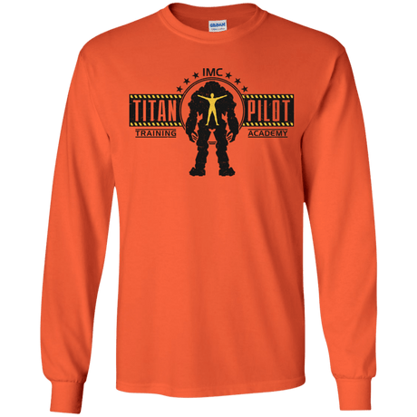 T-Shirts Orange / YS Titan Pilot Youth Long Sleeve T-Shirt