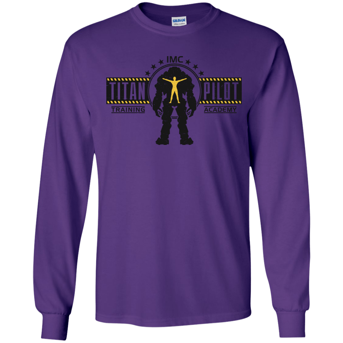 T-Shirts Purple / YS Titan Pilot Youth Long Sleeve T-Shirt