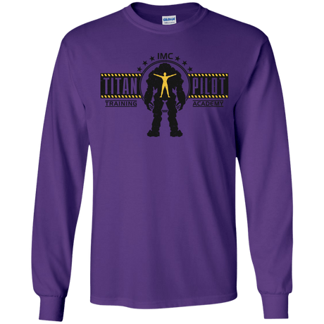 T-Shirts Purple / YS Titan Pilot Youth Long Sleeve T-Shirt