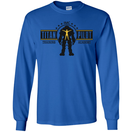 T-Shirts Royal / YS Titan Pilot Youth Long Sleeve T-Shirt