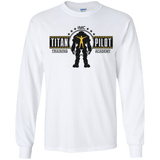 T-Shirts White / YS Titan Pilot Youth Long Sleeve T-Shirt