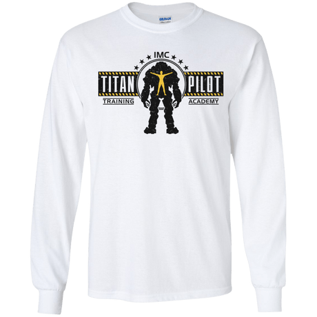 T-Shirts White / YS Titan Pilot Youth Long Sleeve T-Shirt