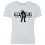 T-Shirts Heather White / YXS Titan Pilot Youth Triblend T-Shirt