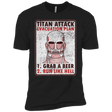 T-Shirts Black / YXS Titan plan Boys Premium T-Shirt