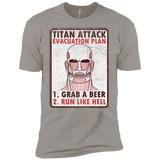 T-Shirts Light Grey / YXS Titan plan Boys Premium T-Shirt