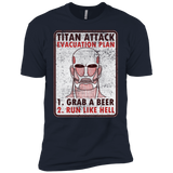 T-Shirts Midnight Navy / YXS Titan plan Boys Premium T-Shirt