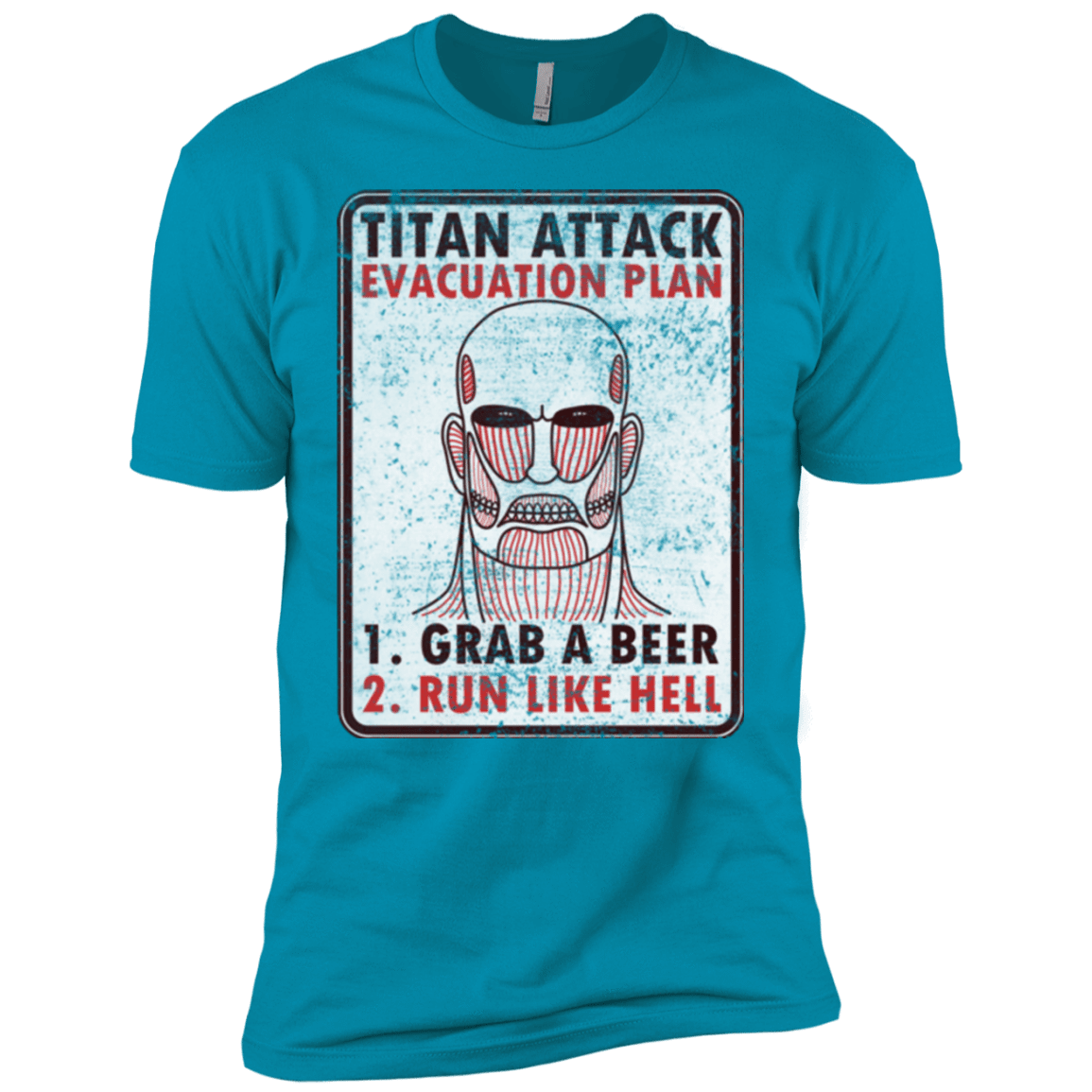 T-Shirts Turquoise / YXS Titan plan Boys Premium T-Shirt