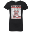 T-Shirts Black / YXS Titan plan Girls Premium T-Shirt