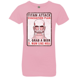T-Shirts Light Pink / YXS Titan plan Girls Premium T-Shirt