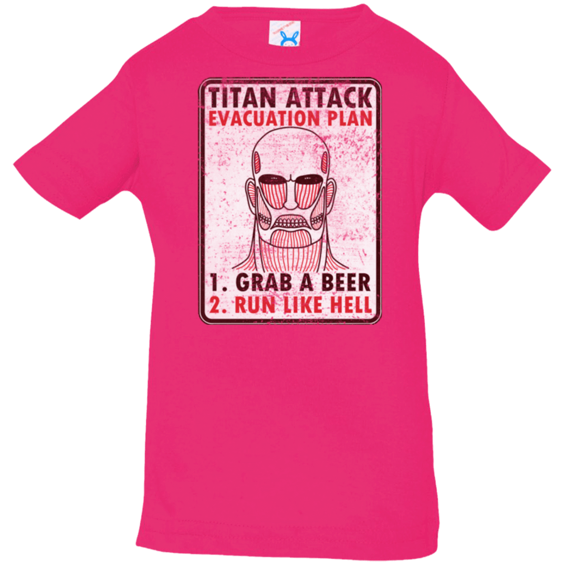 T-Shirts Hot Pink / 6 Months Titan plan Infant PremiumT-Shirt