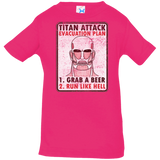 T-Shirts Hot Pink / 6 Months Titan plan Infant PremiumT-Shirt