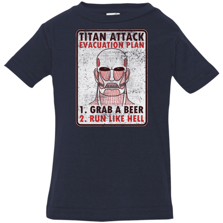 T-Shirts Navy / 6 Months Titan plan Infant PremiumT-Shirt