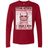 T-Shirts Cardinal / Small Titan plan Men's Premium Long Sleeve
