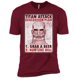 T-Shirts Cardinal / X-Small Titan plan Men's Premium T-Shirt