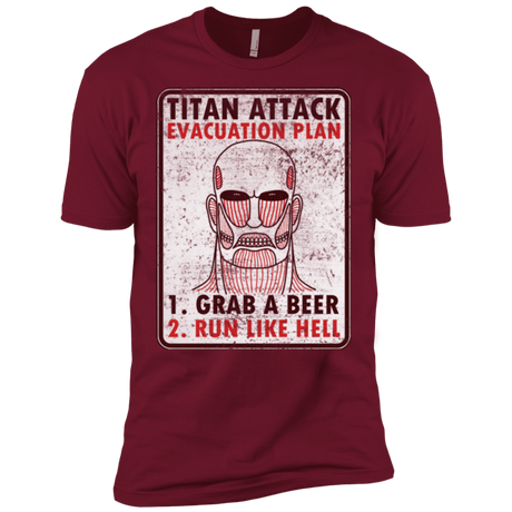 T-Shirts Cardinal / X-Small Titan plan Men's Premium T-Shirt