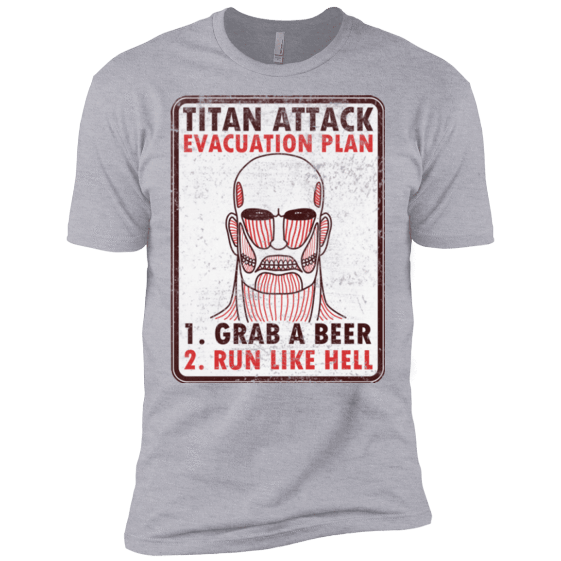 T-Shirts Heather Grey / X-Small Titan plan Men's Premium T-Shirt