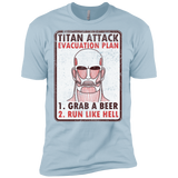 T-Shirts Light Blue / X-Small Titan plan Men's Premium T-Shirt