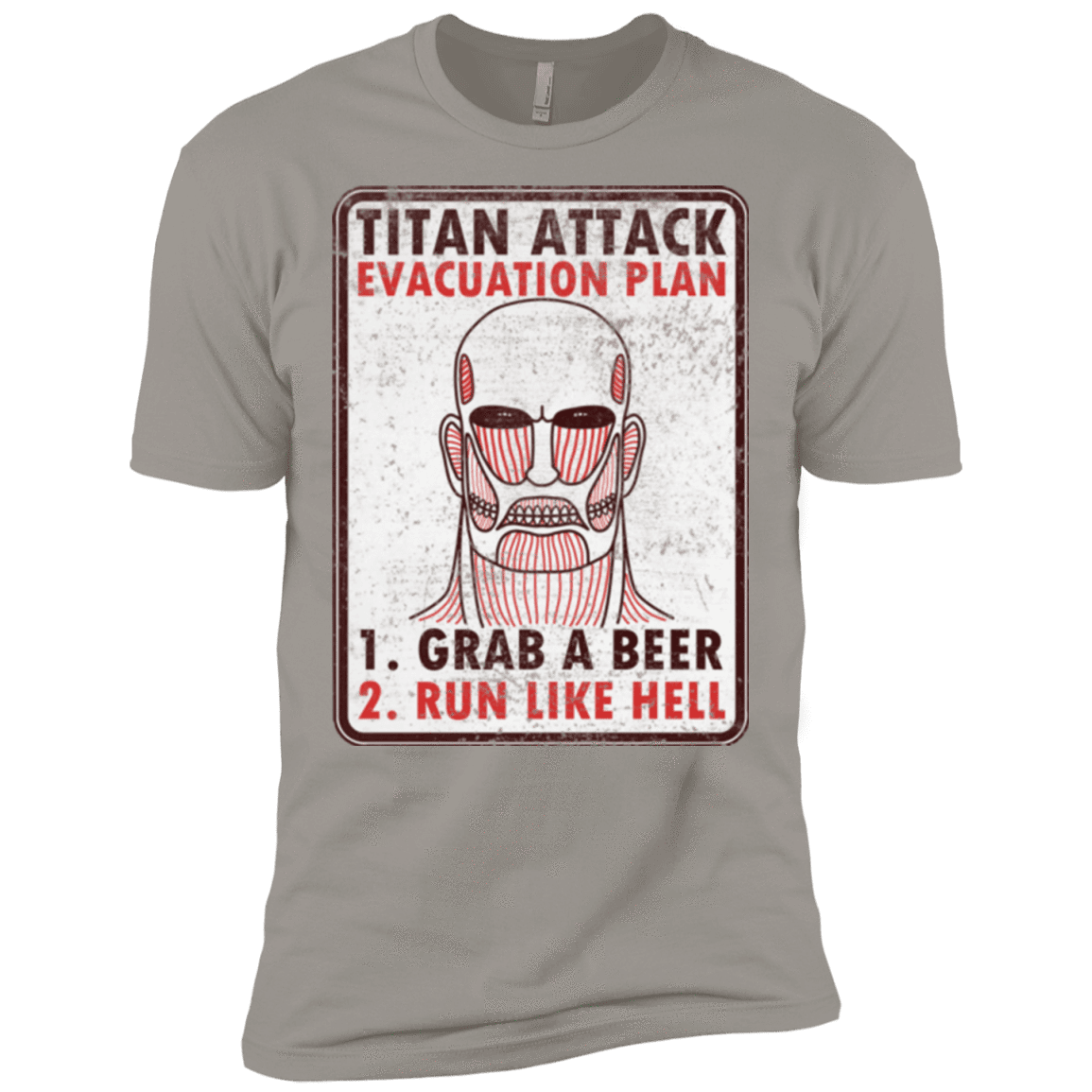 T-Shirts Light Grey / X-Small Titan plan Men's Premium T-Shirt