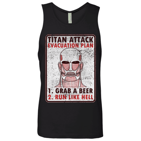 T-Shirts Black / Small Titan plan Men's Premium Tank Top